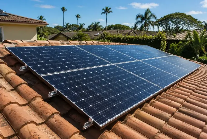 Installation de panneaux solaires à Gruissan